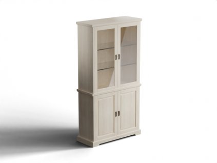 Vitrína Kvilda, 2 dveře, komoda, 2 dveře