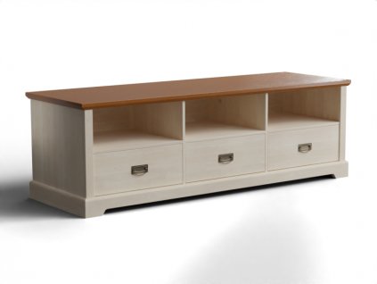 TV komoda Kvilda, 3 zásuvky, 3 niky