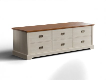 TV komoda Kvilda, 6 zásuvek