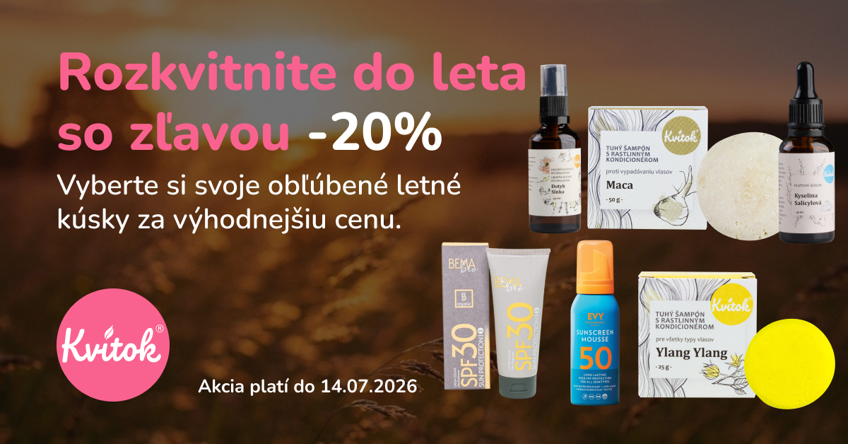 Rozkvitnite do leta so zľavou -20%