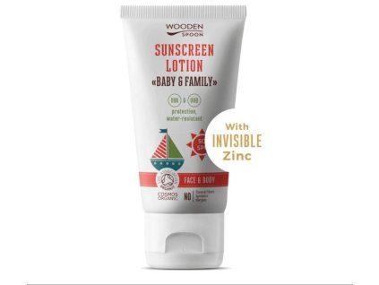 Wooden Spoon Opaľovací krém Baby and Family SPF 50+ (150 ml)