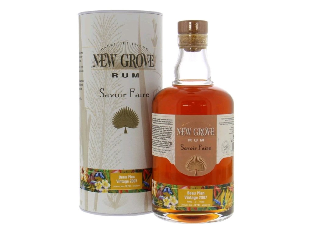 New Grove Savoir Faire Beau Plan Vintage 2007 13yo 45% 0,7l