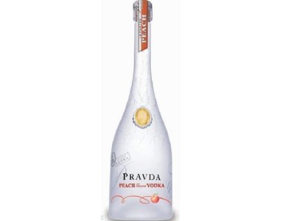 67702 pravda vodka peach 37 5 0 7l