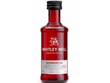 84528 whitley neill raspberry gin mini 43 0 05l