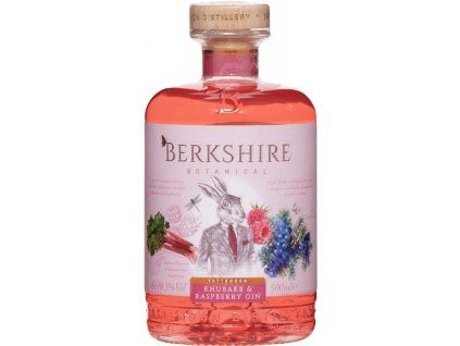 berkshire botanical rhubarb raspberry gin 05l 4030