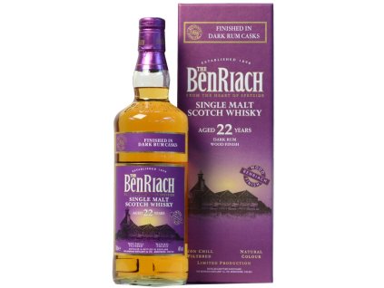 65167 benriach 22yo dark rum cask 46 0 7l