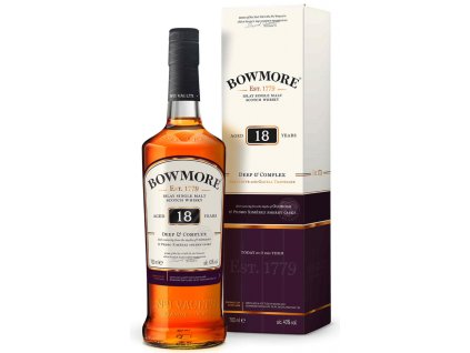 62914 bowmore 18yo deep complex 43 0 7l