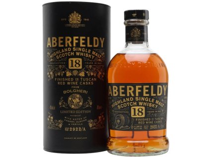 aberfeldy 18yo tuscan red wine