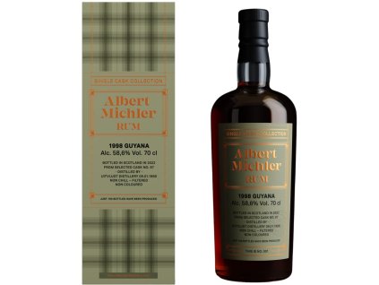 albert michler single cask guyana 1998 58 6 0 7l
