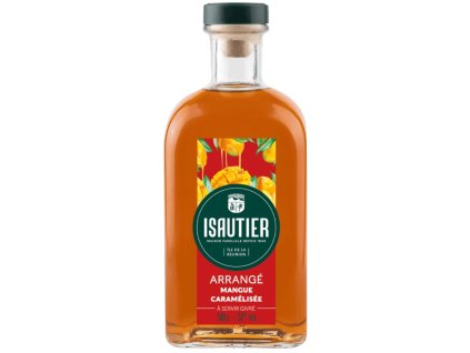 isautier arrange mangue caramelisee rum liqueur 05l
