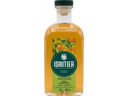 isautier arrange wild mandarin rum liqueur 05l