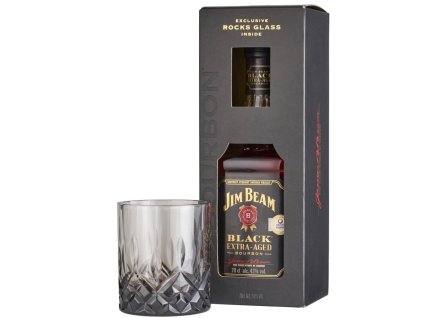 jim beam black sklenice