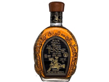 los tres tonos extra anejo tequila 70cl alc 38 100 agave