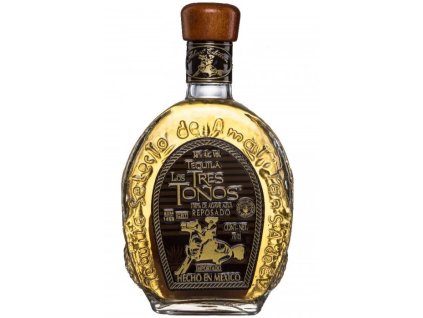 los tres tonos reposado tequila 70cl alc 38 100 agave