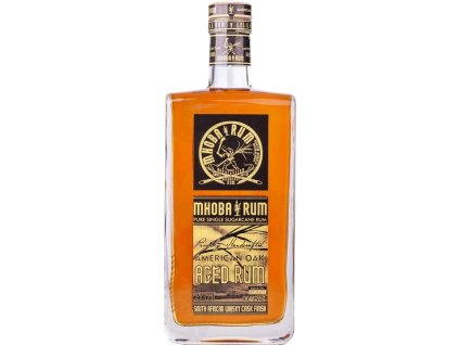 77065 mhoba american oak aged rum 43 0 7l