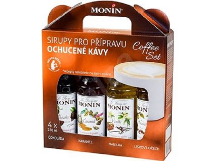 68413 monin coffee set 4x0 25l
