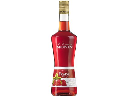 62941 monin creme de fraise liqueur 18 0 7l