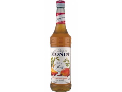 73015 monin mango spicy mango korenene 0 7l
