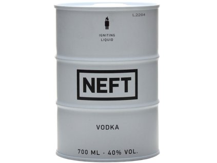 80970 neft vodka white barrel 40 0 7l