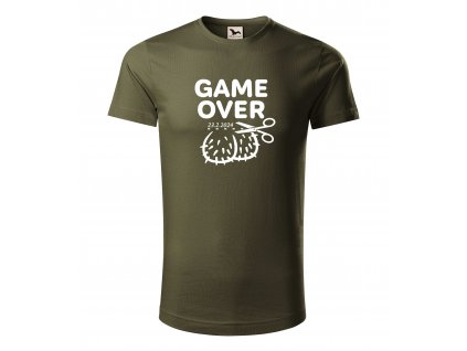 Tricko bez kouli army