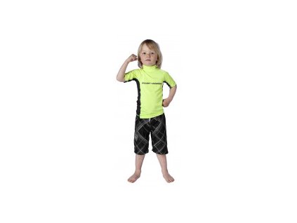 Funkční triko s krátkým rukávem Magic Marine Cube Rash Vest S S Kids dětské, žluté