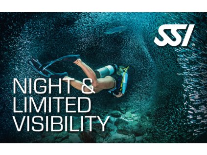 Kurz potápění v noci a omezené viditelnosti SSI Night & Limited Visibility