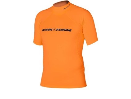 Magic Marine Cube Rash Vest S S men orange