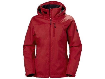 Dámská bunda HH CREW HOODED MIDLAYER JACKET red,