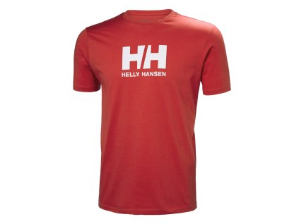 Pánské triko HH LOGO T SHIRT červená bílá 01