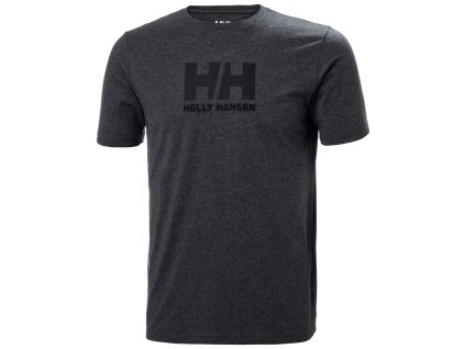 Pánské triko HH LOGO T SHIRT ebony melange 01