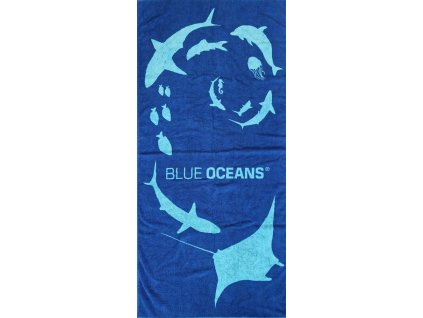Ručník BLUE OCEANS 80x170 cm