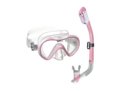 Dětský set MARES COMBO VENTO JR DRY, růžový