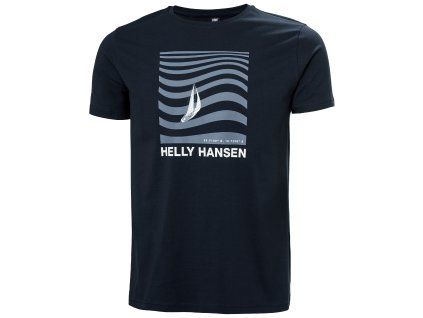 Pánské triko Helly Hansen SHORELINE 3.0 navy