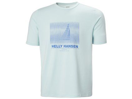 Pánské triko Helly Hansen HP RACE GRAPHIC sv. modrá