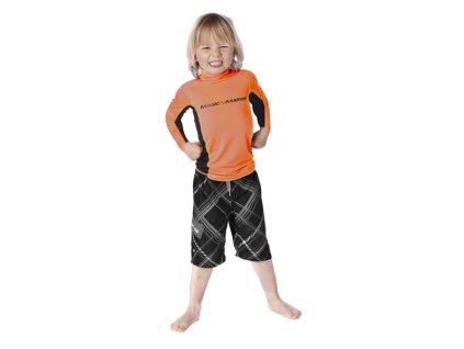 Funkční triko s dlouhým rukávem Magic Marine Cube Rash Vest L S Kids dětské, oranžové