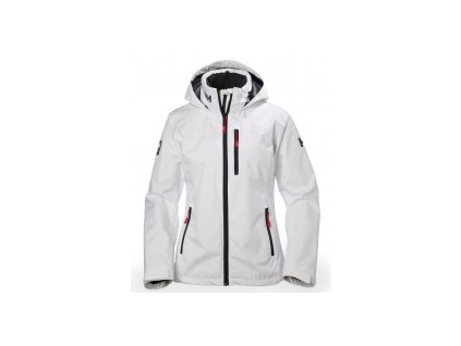 Dámská bunda HHCREW HOODED MIDLAYER JACKET white