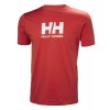 Pánské triko HH LOGO T SHIRT červená bílá 01