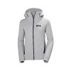 Mikina s kapucou HH HP OCEAN FZ HOODIE, REDWOOD, šedájpg