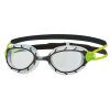 predator goggles black green clear lens 1