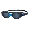 predator flex goggles grey blue tinted smoke lens 1