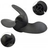 3 Black Leaves Marine Outboard Propeller For Mercury Tohatsu 3 5 2 5HP 47 05mm Diameter