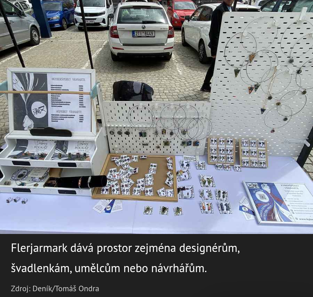 Náušnice z kalkulačky i magický růženec. Takový byl první Flerjarmark v Krnově. 28.5.2025