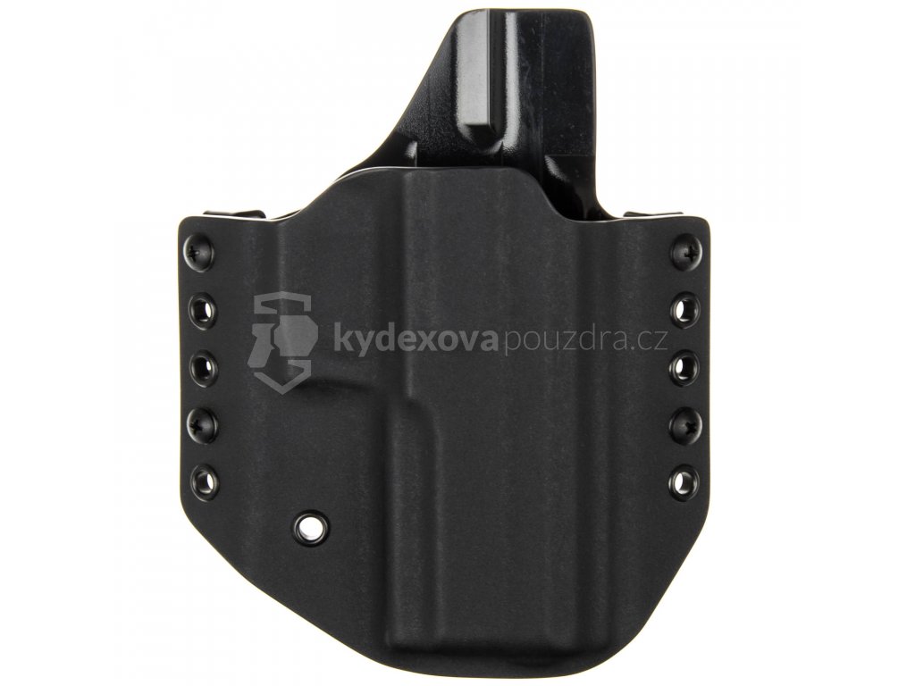 OWB - Archon Firearms Type B - vnější kydexové pouzdro - poloviční sweatguard - černá/černá