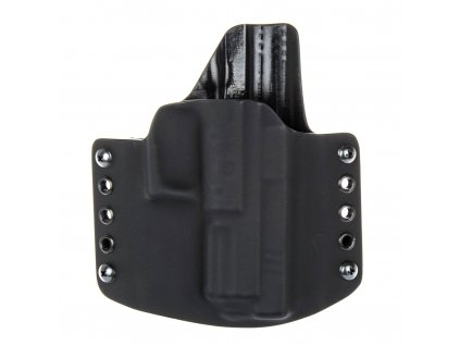 OWB - Springfield XD-9 - vnější kydexové pouzdro - poloviční sweatguard - černá/černá