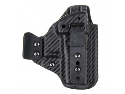 AIWB - Glock 43/43X - appendix vnitřní kydexové pouzdro - poloviční sweatguard - ns - carbon