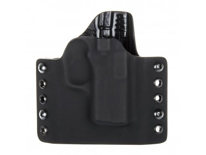 OWB - Kahr PM9 - vnější kydexové pouzdro - poloviční sweatguard - černá/černá