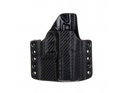 OWB - CZ P-07 - vnější kydexové pouzdro - poloviční sweatguard - carbon/černá