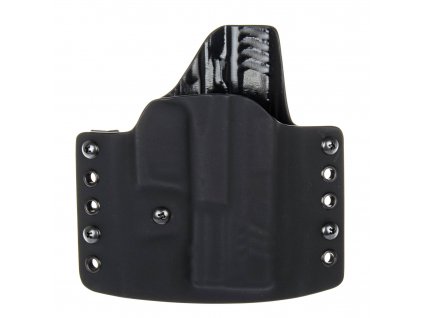 OWB - Springfield XDM 3.8" - vnější kydexové pouzdro - poloviční sweatguard - ns - černá/černá