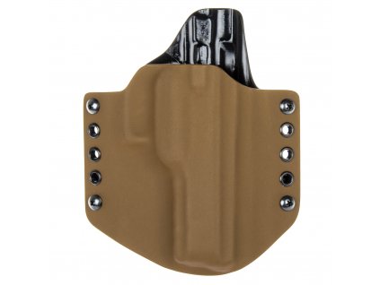 OWB - CZ 75 SP-01 Phantom - vnější kydexové pouzdro - poloviční sweatguard - coyote hnědá/černá