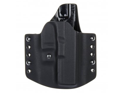 OWB - Glock 17/22/31 - vnější kydexové pouzdro - poloviční sweatguard - ns - černá/černá